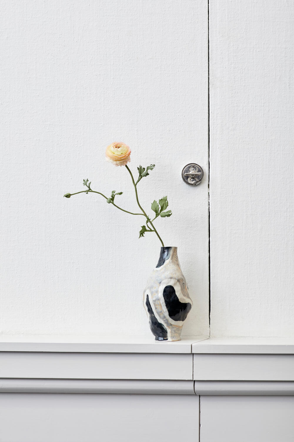 x Jessica Hans vase, Glossy Cow - H27 cm